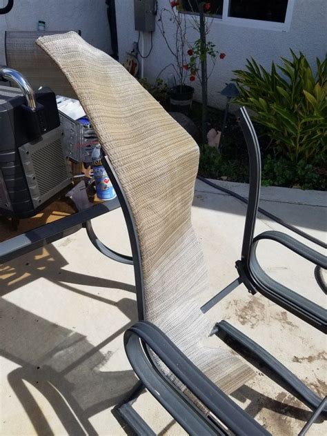 fabric and metal lounge chair|outside patio chairs replacement fabric.